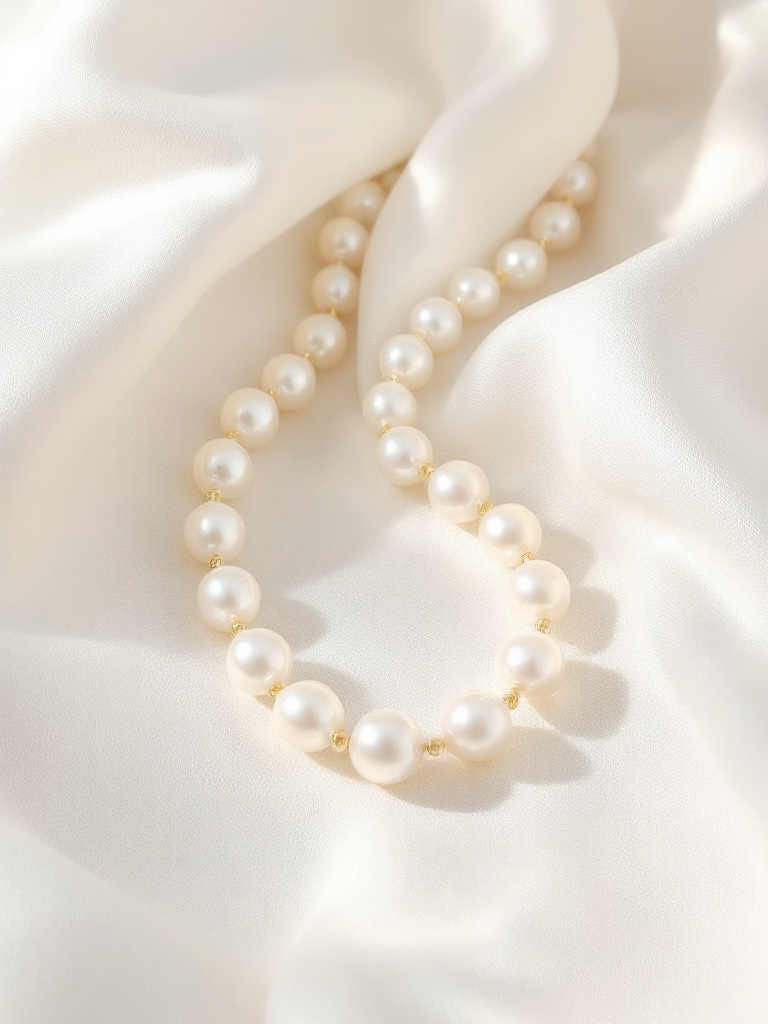 10mm Natural White Potato Pearl Necklace