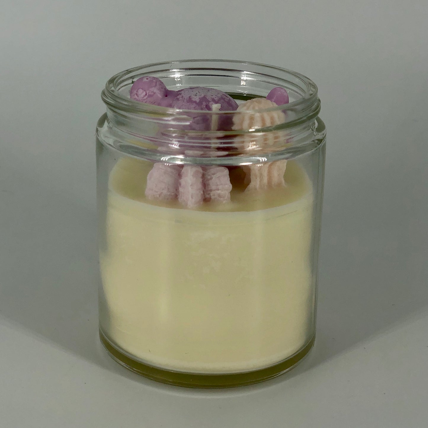 Succulent Soy Candle in Pink and Purple