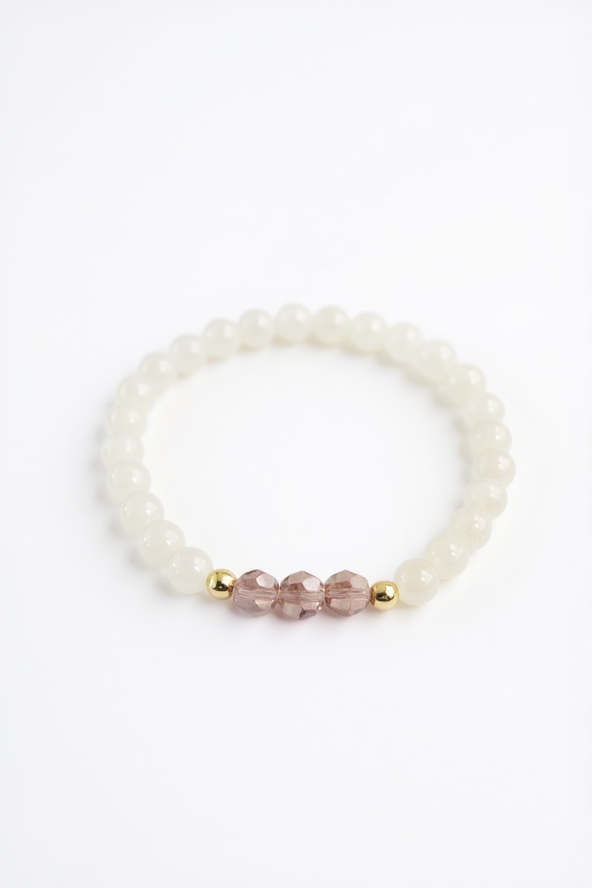 June Light Amethyst Swarovski Birth Month Bracelet