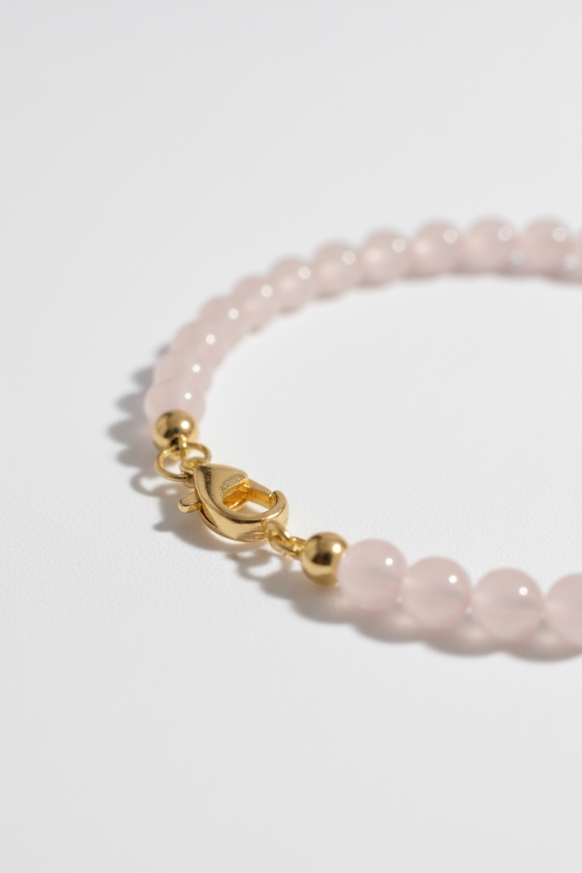 Adjustable Rose Quartz Bracelet