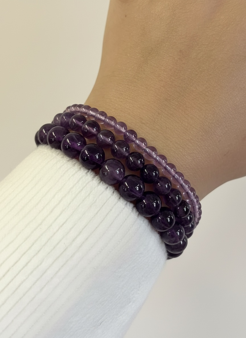 Amethyst Stretch Bracelet