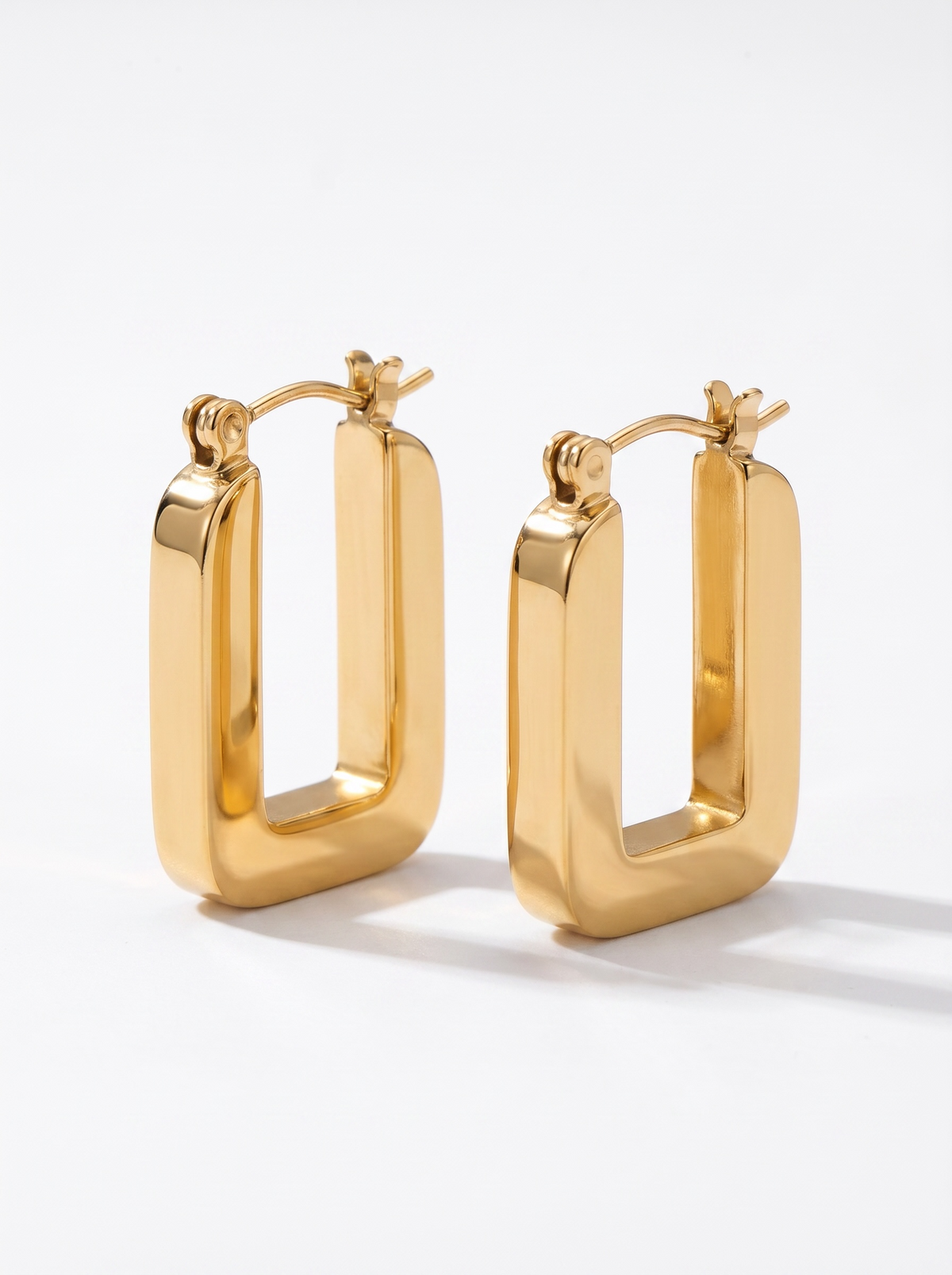 Waterproof U Shaped Hoop Earrings