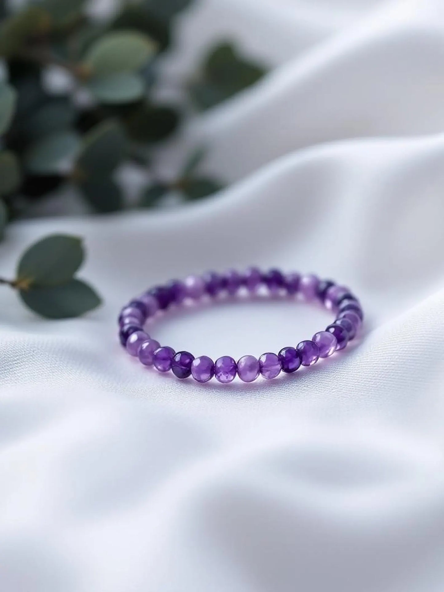 Amethyst Stretch Bracelet