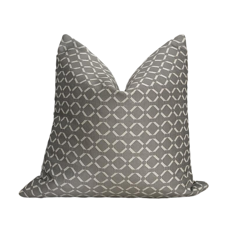 Grey Geo Pillow