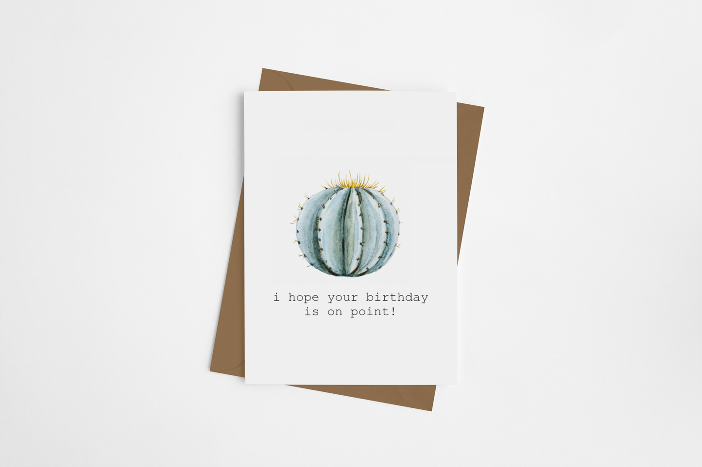 "I Hope Your Birthday is on Point" Card