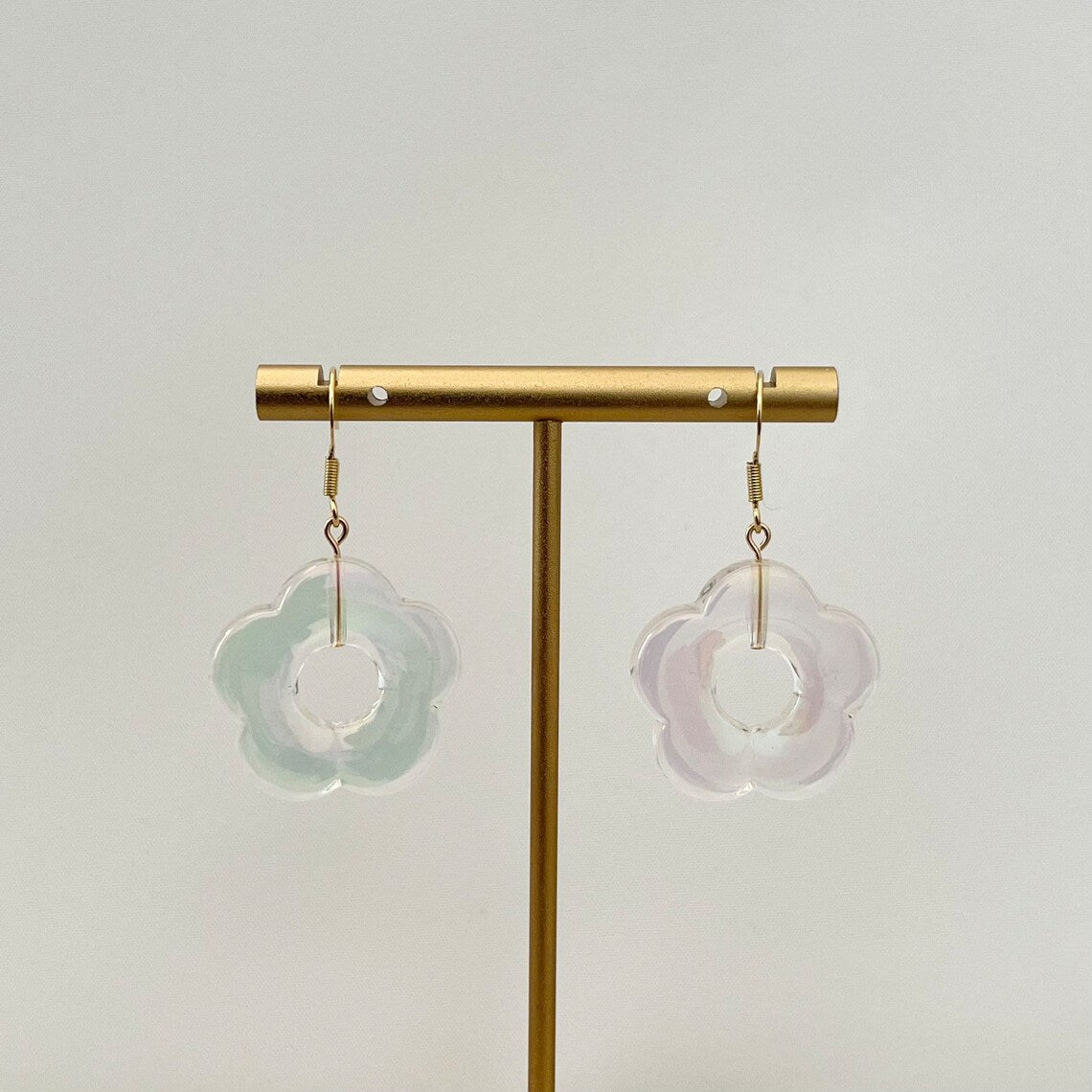 Iridescent Daisy Earrings