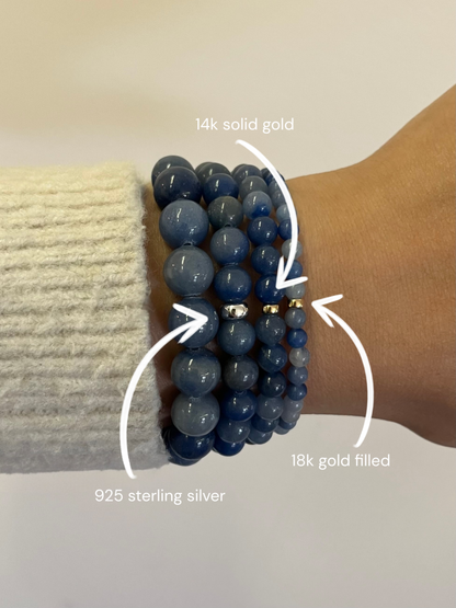 Blue Aventurine Stretch Bracelet