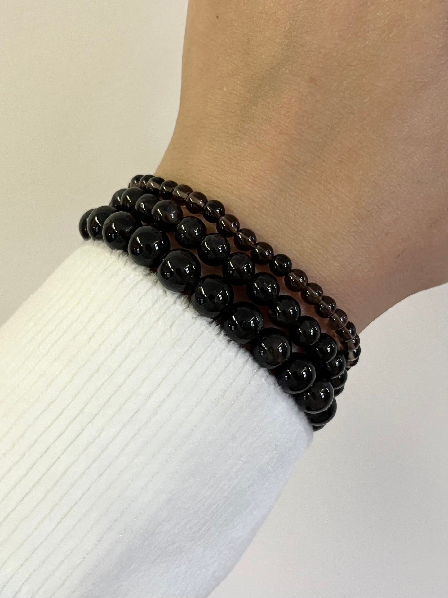 Smoky Quartz Stretch Bracelet