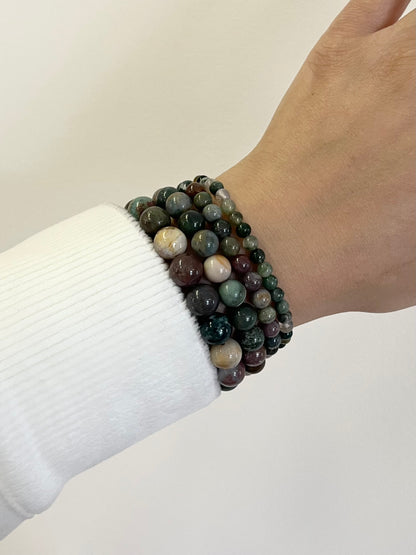 Fancy Jasper Stretch Bracelet
