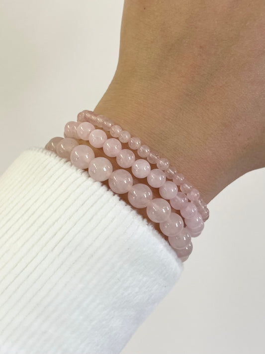 Rose Quartz Stretch Bracelet