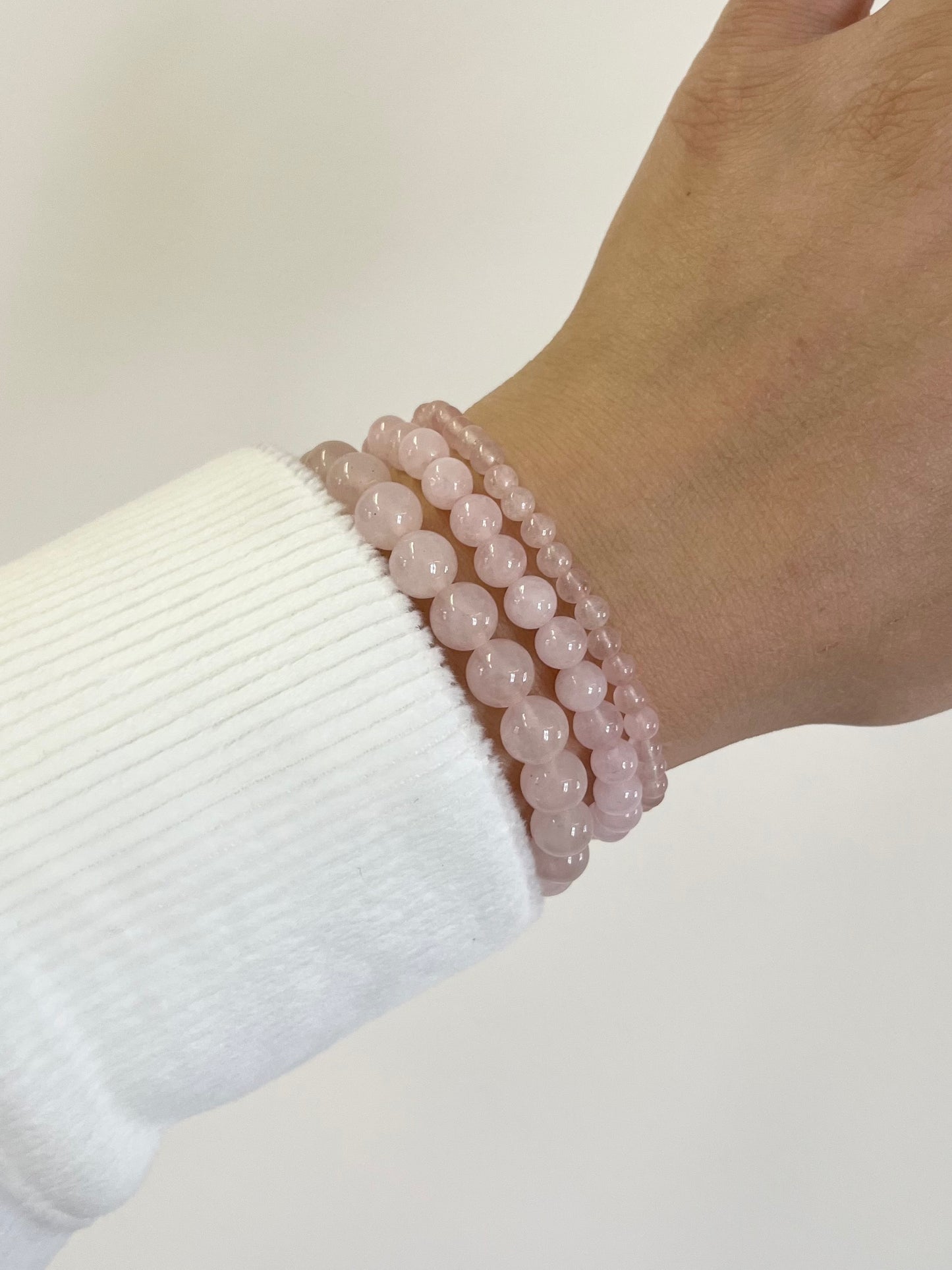 Rose Quartz Stretch Bracelet