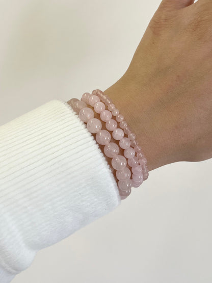 Rose Quartz Stretch Bracelet