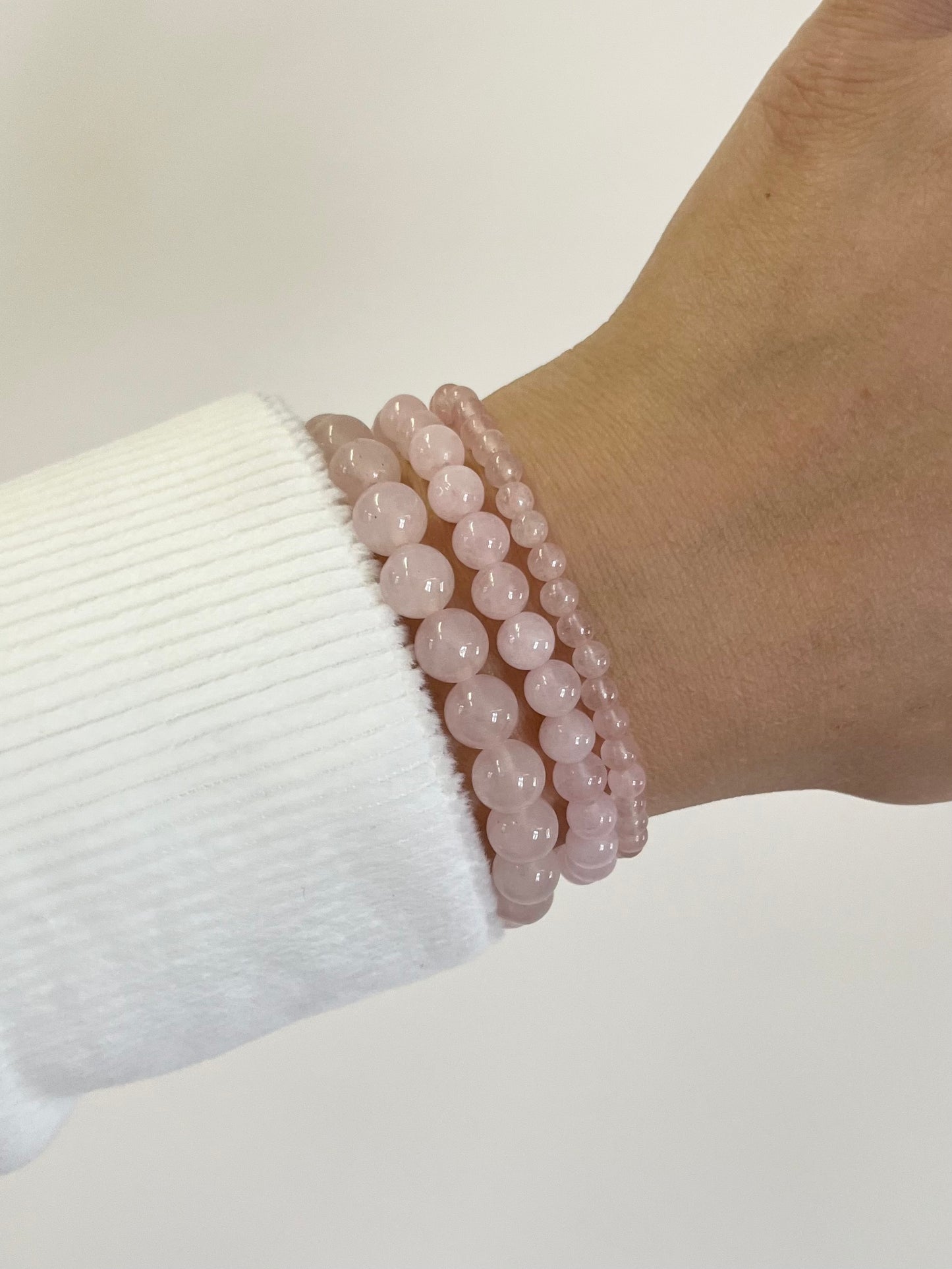 Rose Quartz Stretch Bracelet