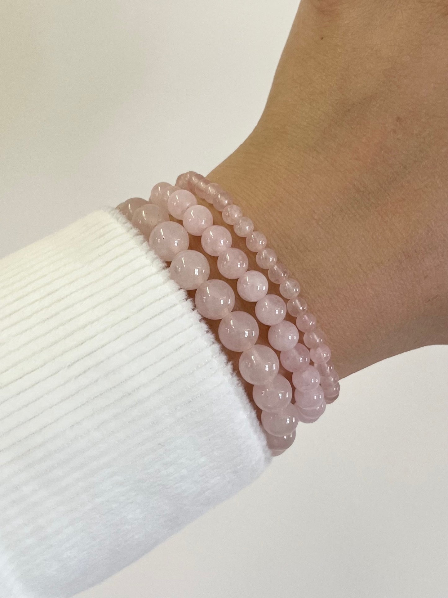 Rose Quartz Stretch Bracelet
