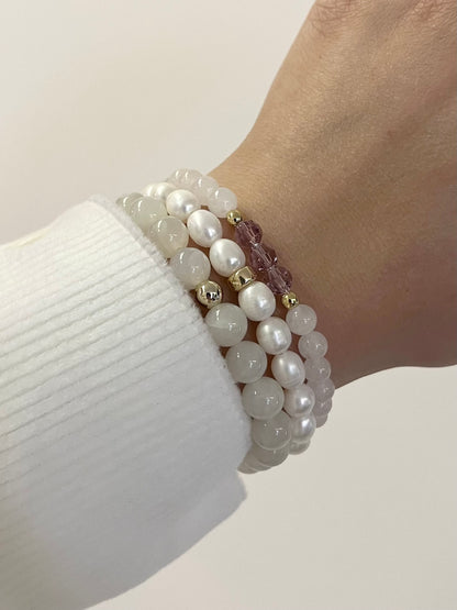 Set of 3 June Birthstone Bracelets