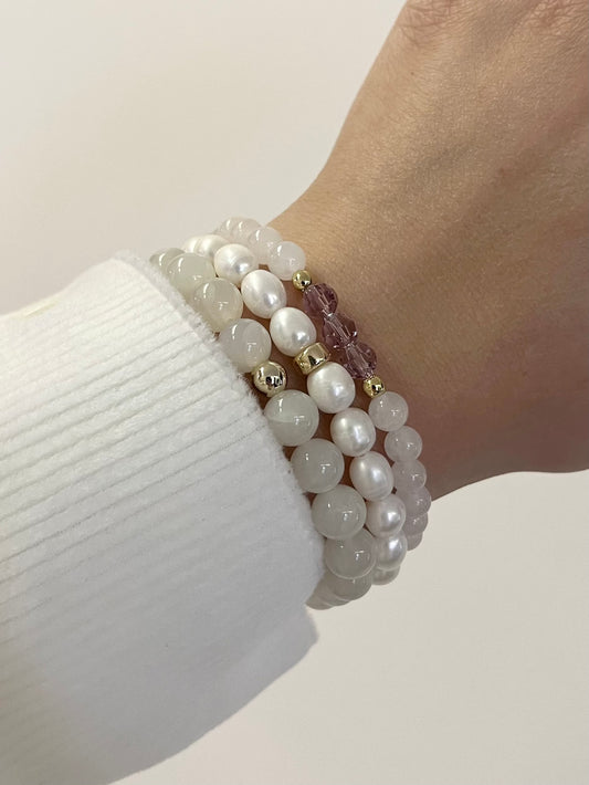Set of 3 June Birthstone Bracelets