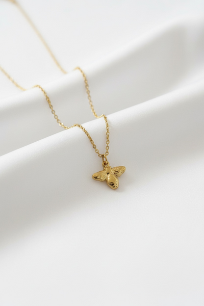 Gold Bee Necklace