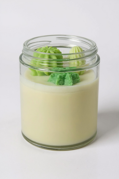 Succulent Soy Candle in Green