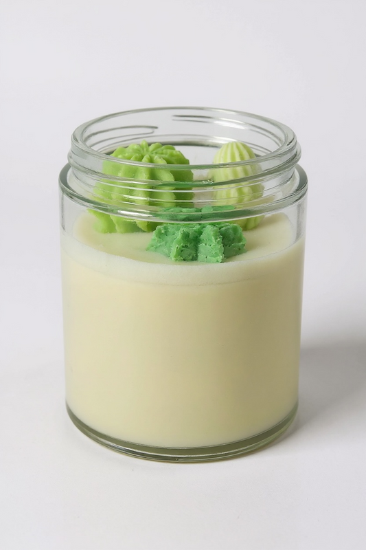 Succulent Soy Candle in Green