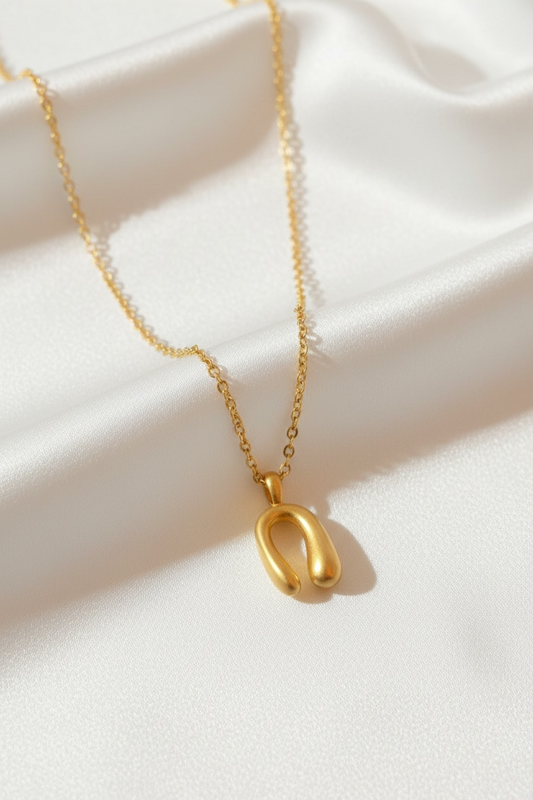 Gold Western Horseshoe Necklace