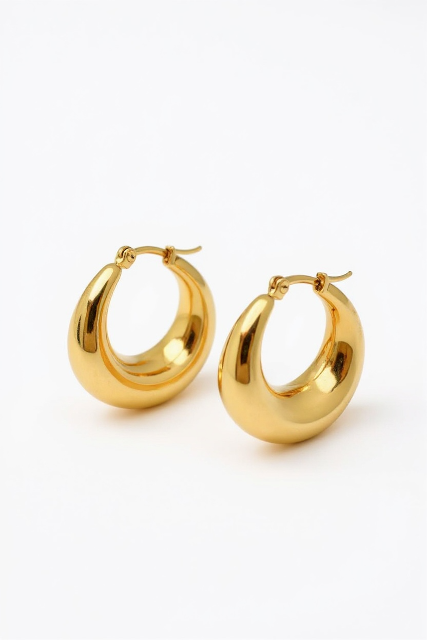 Rhiannon Huggie Hoop Earrings