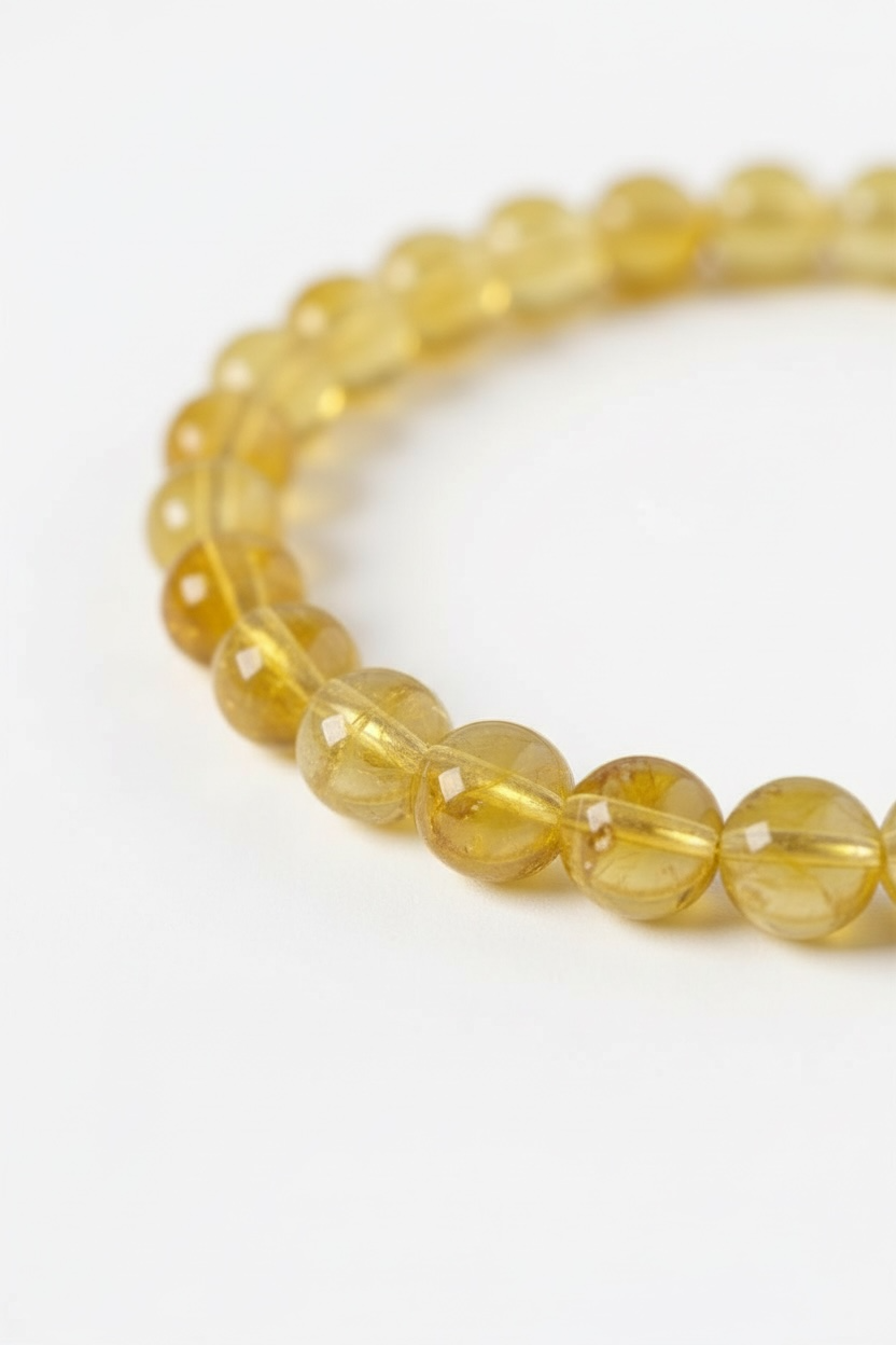 6mm Citrine Stretch Bracelet