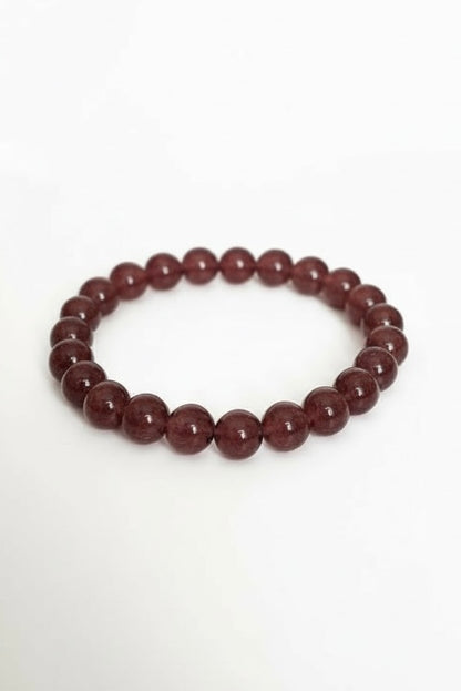 Strawberry Quartz Stretch Bracelet