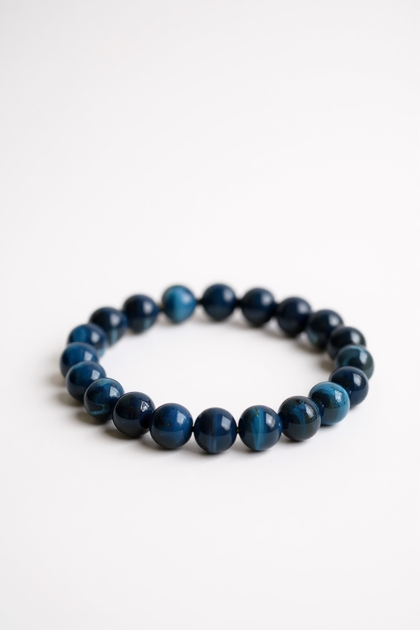 Blue Tiger's Eye Stretch Bracelet