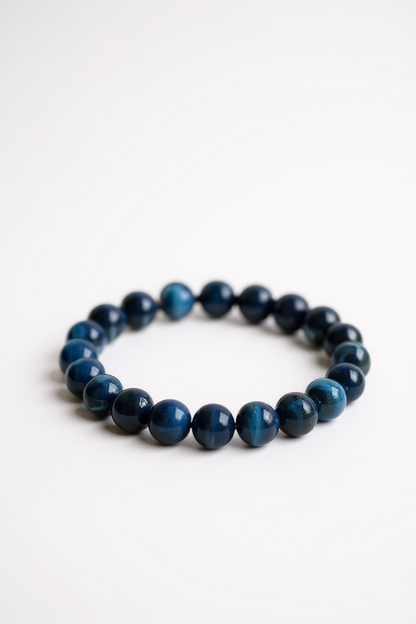 Blue Tiger's Eye Stretch Bracelet