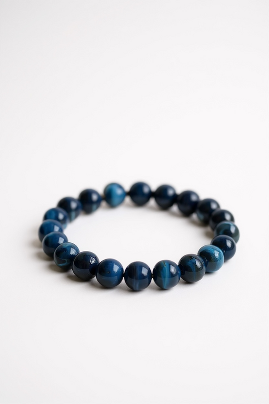 Blue Tiger's Eye Stretch Bracelet