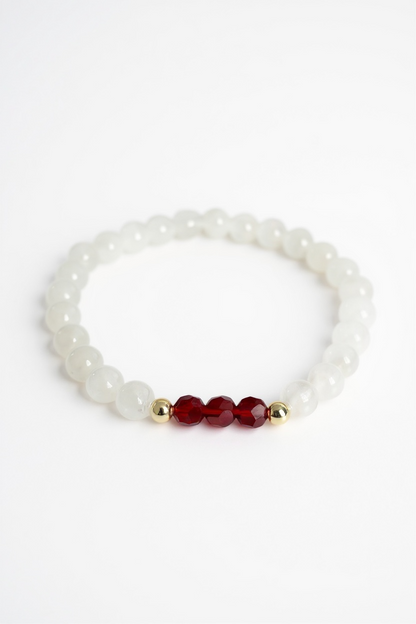 January Siam Swarovski Birth Month Bracelet