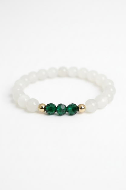 May Emerald Swarovski Birth Month Bracelet