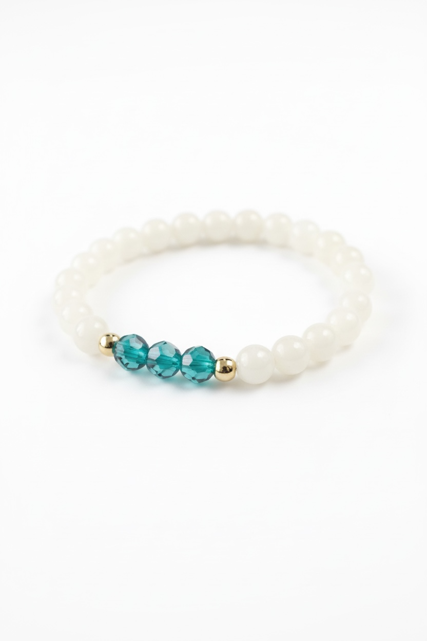 December Blue Zircon Swarovski Birth Month Bracelet