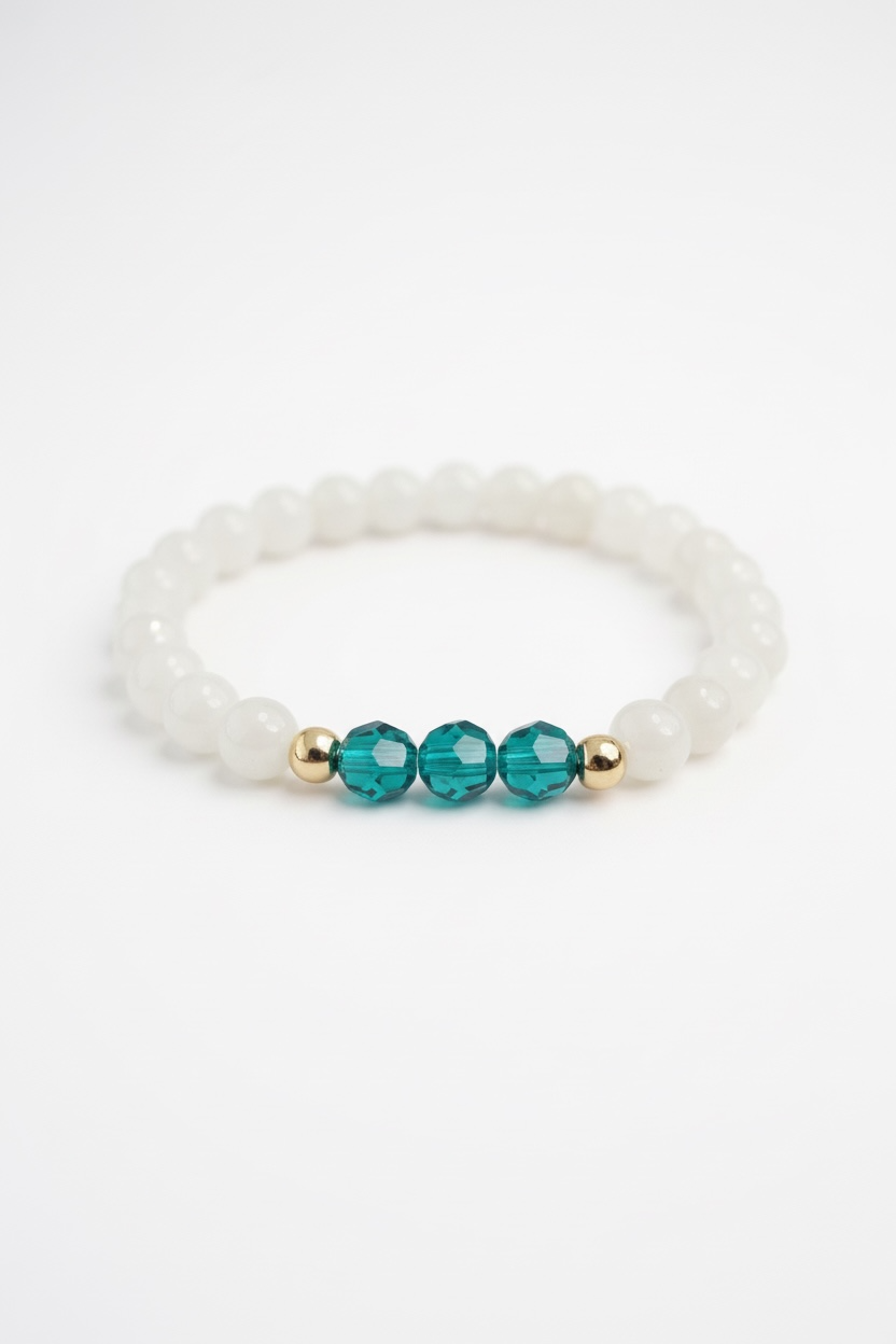 December Blue Zircon Swarovski Birth Month Bracelet