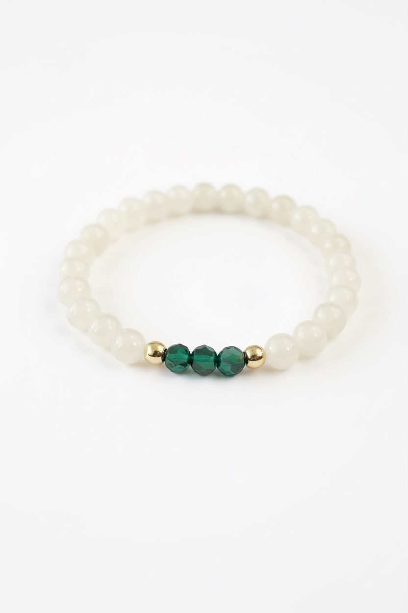 May Emerald Swarovski Birth Month Bracelet