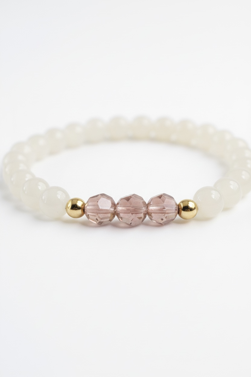 June Light Amethyst Swarovski Birth Month Bracelet