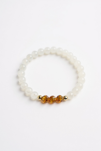 November Topaz Swarovski Birth Month Bracelet