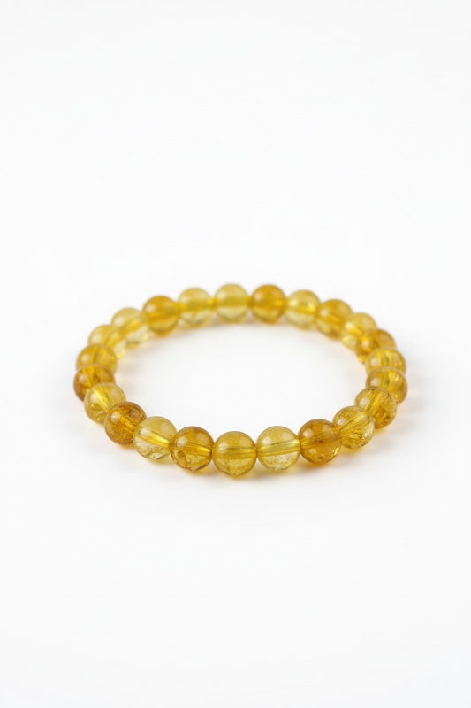 8mm Grade AAAAA Citrine Stretch Bracelet