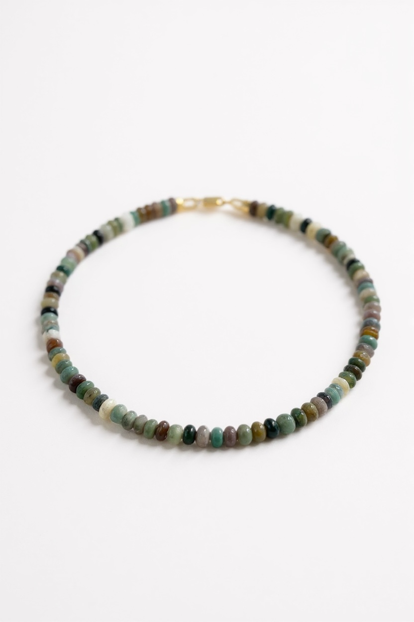 Adjustable Natural Indian Agate Bracelet