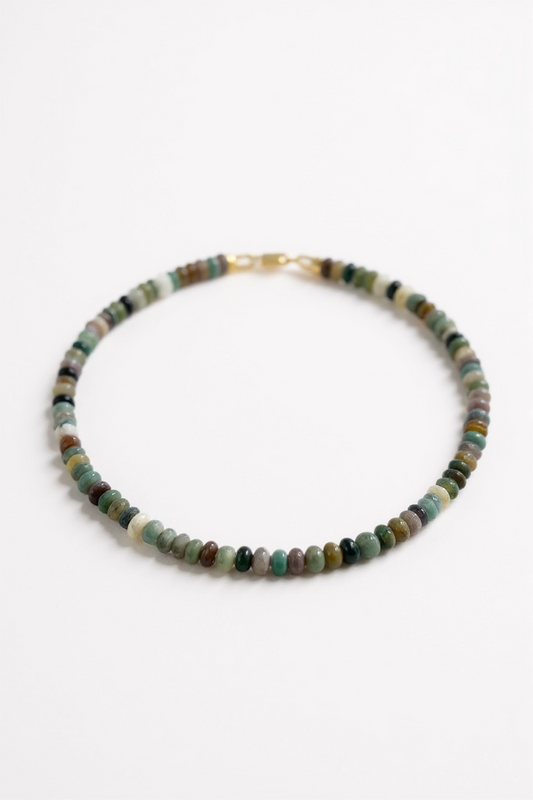 Adjustable Natural Indian Agate Bracelet