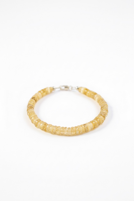 5mm Grade AAAAA Heishi Citrine Bracelet