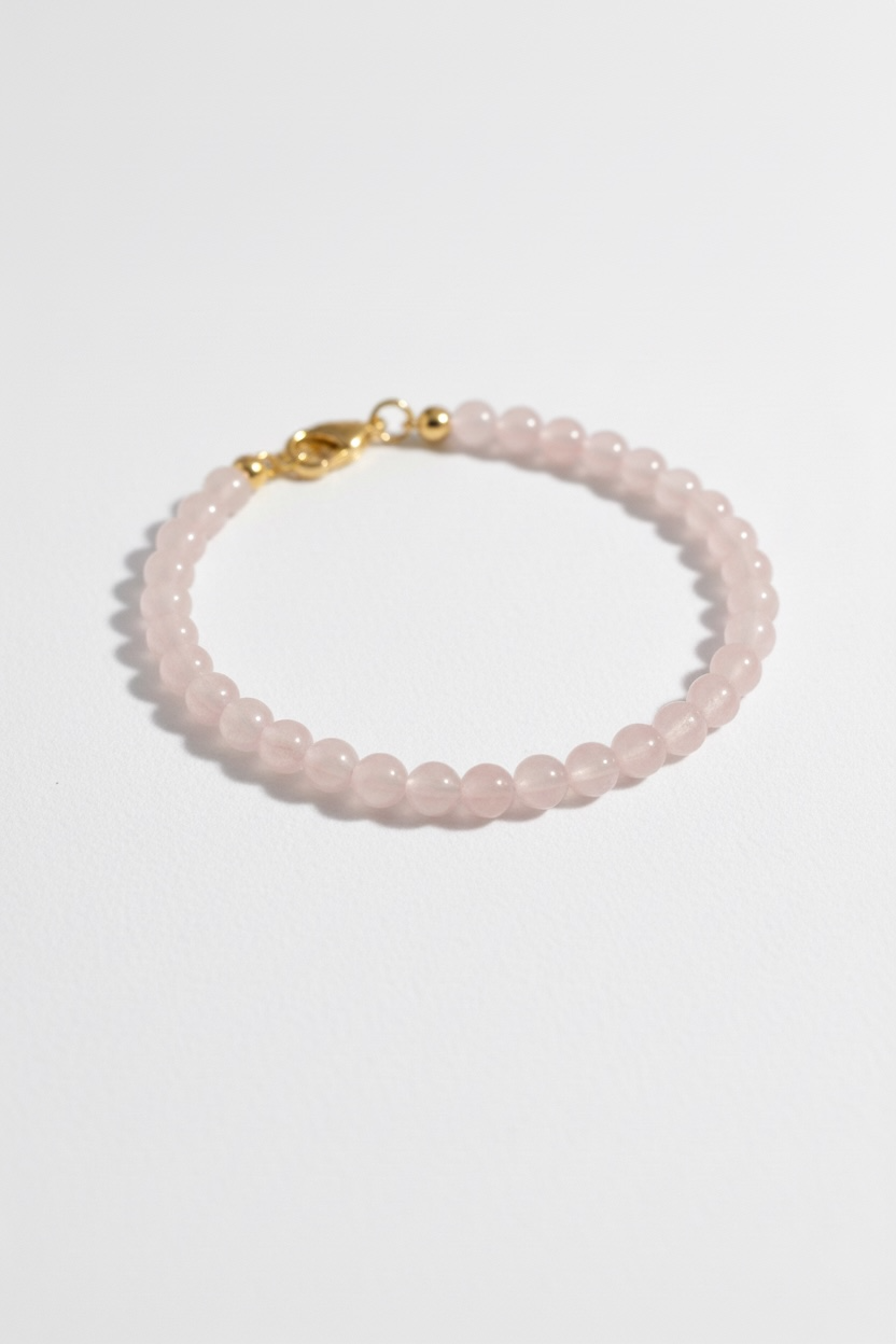 Adjustable Rose Quartz Bracelet