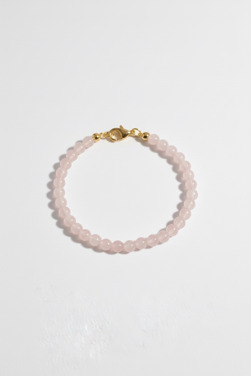 Adjustable Rose Quartz Bracelet