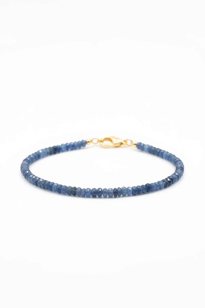 Adjustable Faceted Tanzanite Bracelet