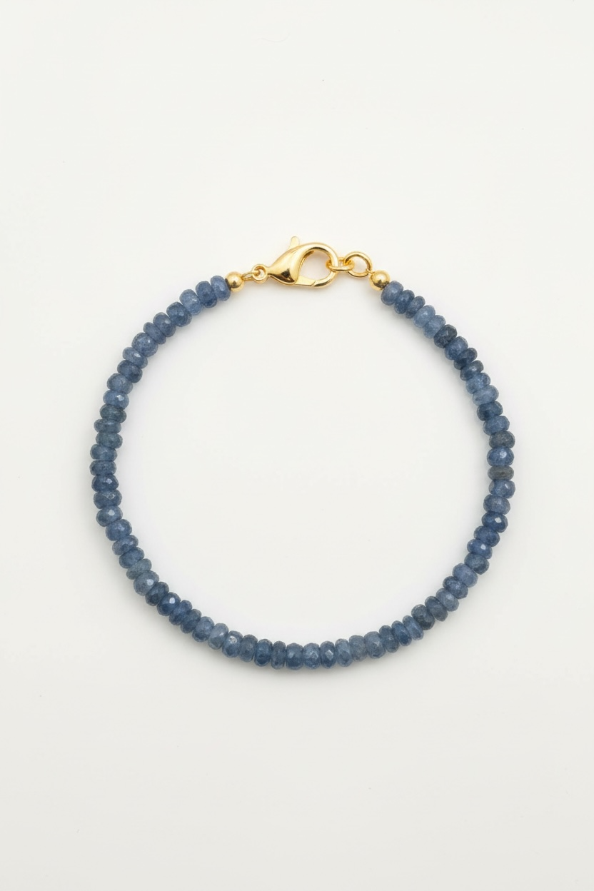 Adjustable Faceted Tanzanite Bracelet