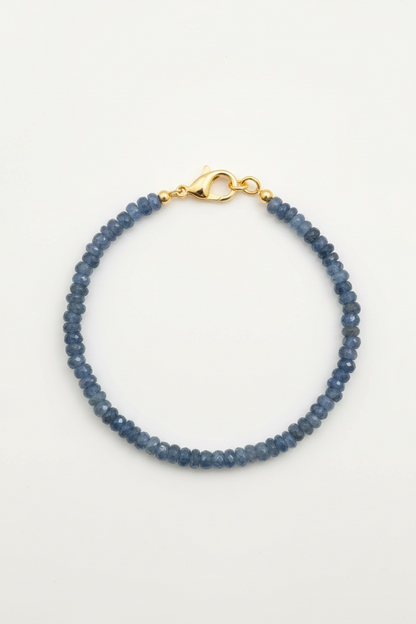 Adjustable Faceted Tanzanite Bracelet