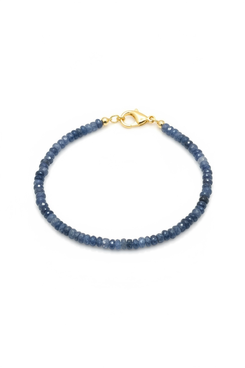 Adjustable Faceted Tanzanite Bracelet