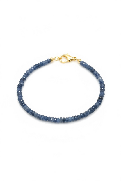 Adjustable Faceted Tanzanite Bracelet
