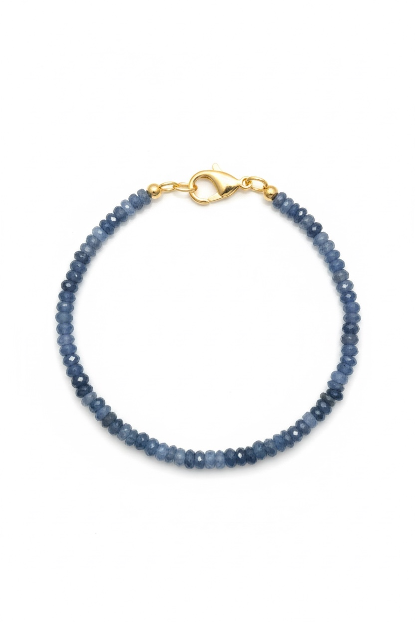 Adjustable Faceted Tanzanite Bracelet