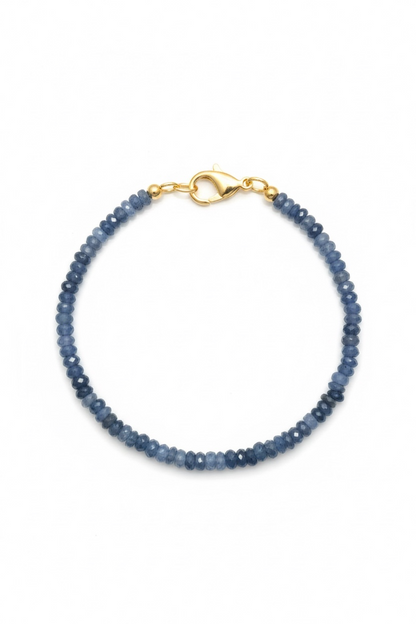 Adjustable Faceted Tanzanite Bracelet